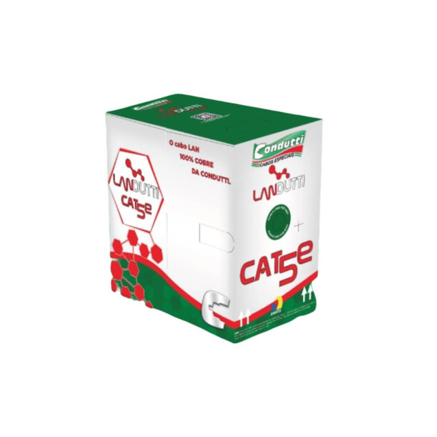 CABO UTP CAT 5E BRANCO HOMOLOGADO 305M CONDUTTI