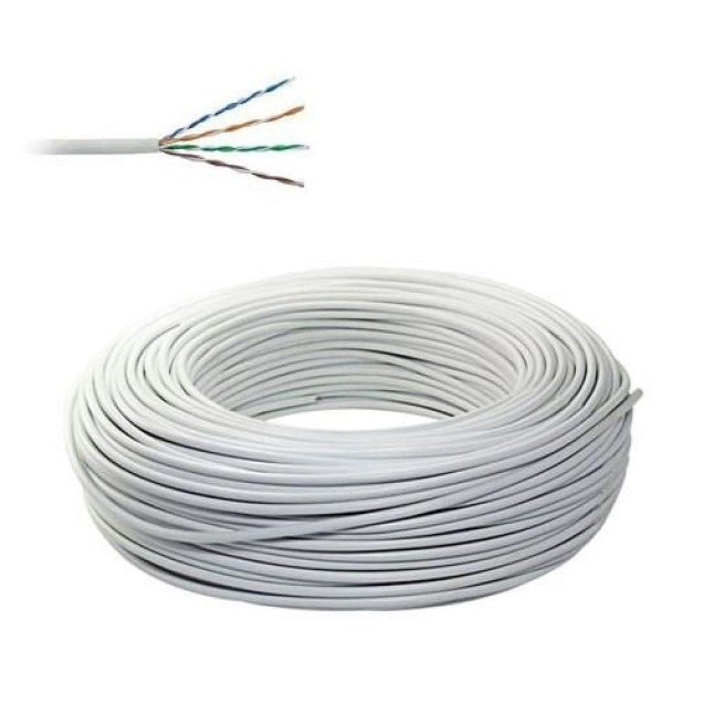 CABO UTP CAT5E BRANCO HOMOLOGADO 100M CONDUTTI