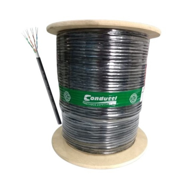 CABO UTP CAT5E BLINDADO HOMOLOGADO 305M CONDUTTI