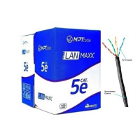 CABO UTP CAT 5E PRETO HOMOLOGADO 305M MPT