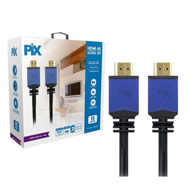 CABO HDMI 2.0 4K HDR 19P 26AWG 15 METROS