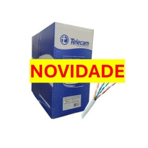 CABO UTP CAT 5E BRANCO HOMOLOGADO 305M TELECAM