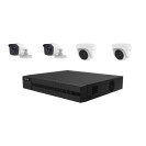 KIT 2MP DVR 4 CH +2 BUL +2 DOM TK-4142MH-MH HILOOK