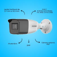 CAM BUL 2MP DS-2CE19D0T-VFIT3F 2,7-13,5MM 40M HIK