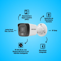CAM BUL IP 2MP DS-2CD1021G2-LIU2,8 IR20M L.BR15M