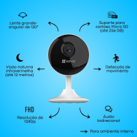 CAMERA WIFI 2MP CS-C1C-E0-1E2WF EZVIZ