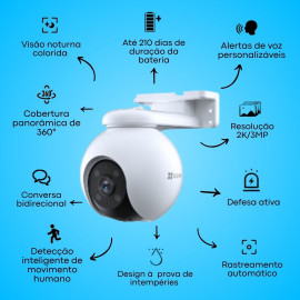 CAMERA WIFI PTZ 3MP CS-CB8 EZVIZ