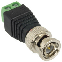 CONECTOR BNC COM BORNE MACHO