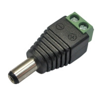 CONECTOR P4 MACHO COM BORNE