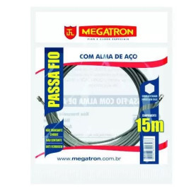 PASSA FIO 15M CINZA MEGATRON