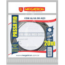 PASSA FIO 20M CINZA MEGATRON