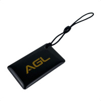 CHAVE DIGITAL TAG RESINADA PRETA 13,56MHZ  AGL