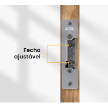 FECHO ELETRICO 12V AJUSTAVEL ESPELHO CURTO AGL