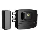 FECHADURA ELETR ULTRA PRETA 42MM CH SIMP.F.ESP AGL