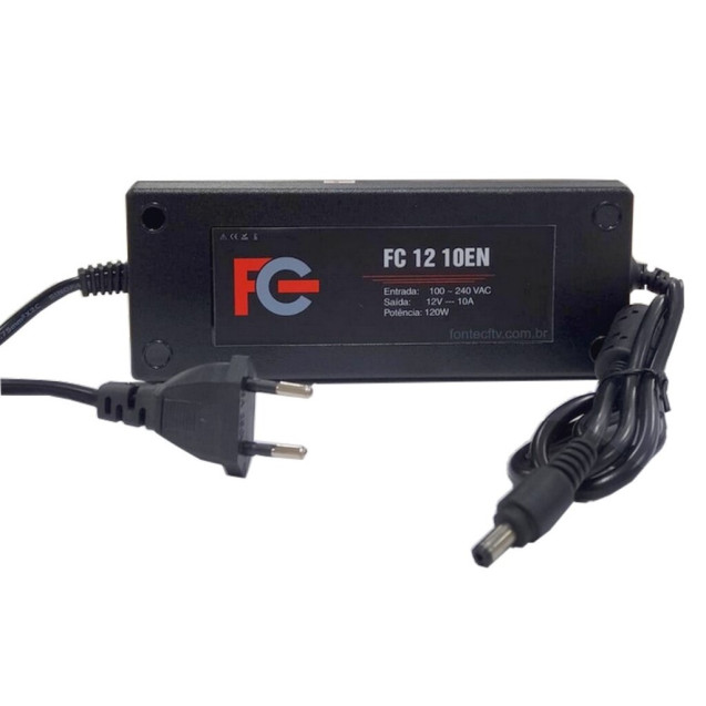 FONTE 12V 10 AMPER FC1210EN FC