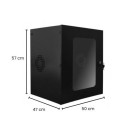CAIXA METALICA RACK 12UX470MM 500X570X470MM ONIX