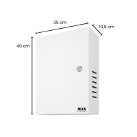 CAIXA MET MINI FINE VERTICAL BR 350X400X108MM MAX