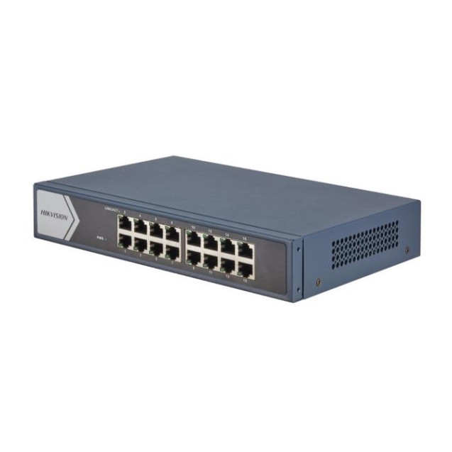 SWITCH 16 PORTAS GIGABIT DS-3E0516-E HIKVISION