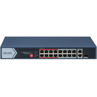 SWITCH 16 PORTAS POE DS-3E0318P-E/M HIKVISION